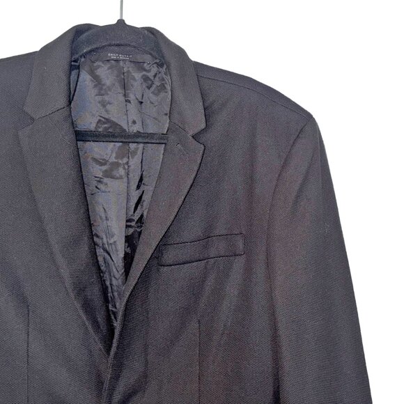 Zara Black One Button Blazer - Size L - New with Tags - Picture 1 of 5